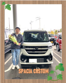 スペーシアカスタム納車です
